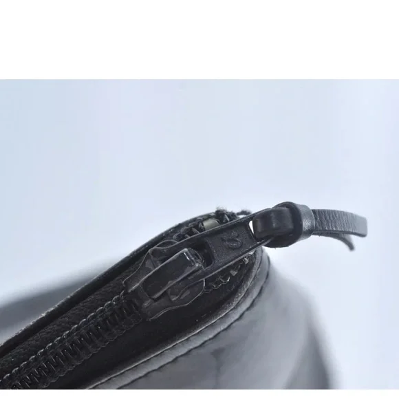 Authentic Christian Dior Honeycomb Shoulder Tote Bag PVC Leather Black - Picture 10 of 13